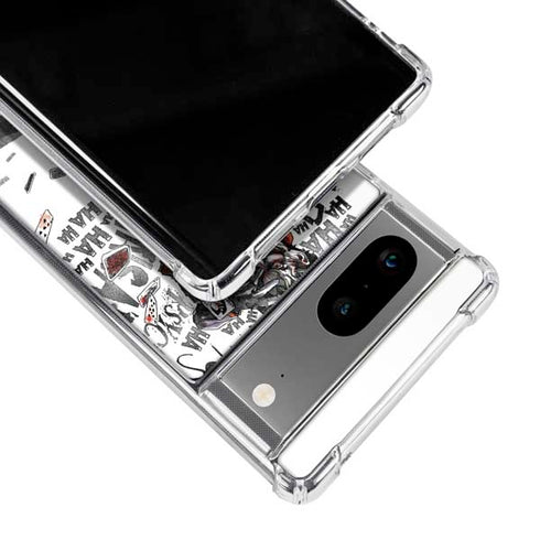 DC Comics The Joker Brilliantly Twisted Google Pixel 7a Clear Case